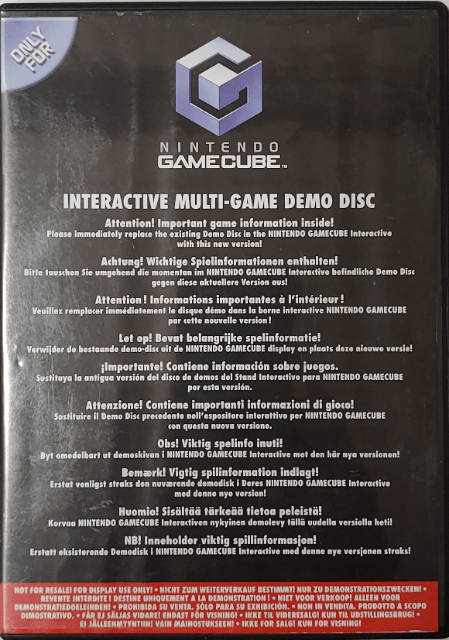 Interactive Multi-Game Demo Disc Version 15 box art for Gamecube